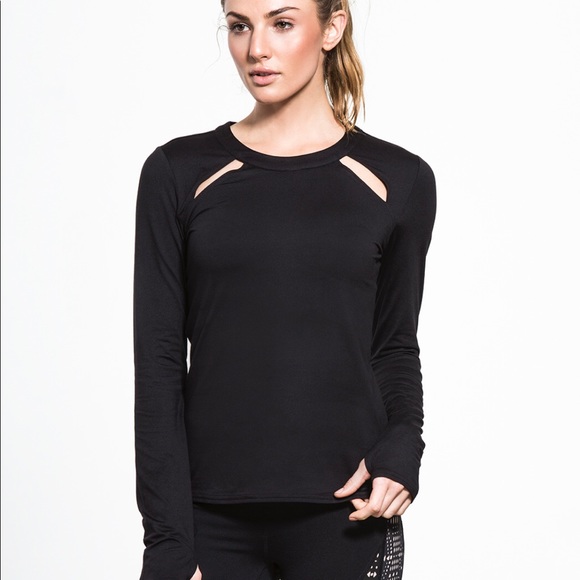 Alo yoga mantra cut out long sleeve top - Picture 1 of 3